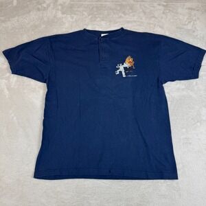 VTG 1996 Hanna-Barbera Cartoon Network Scooby Doo Shirt Mens XL Blue‎ Preowned